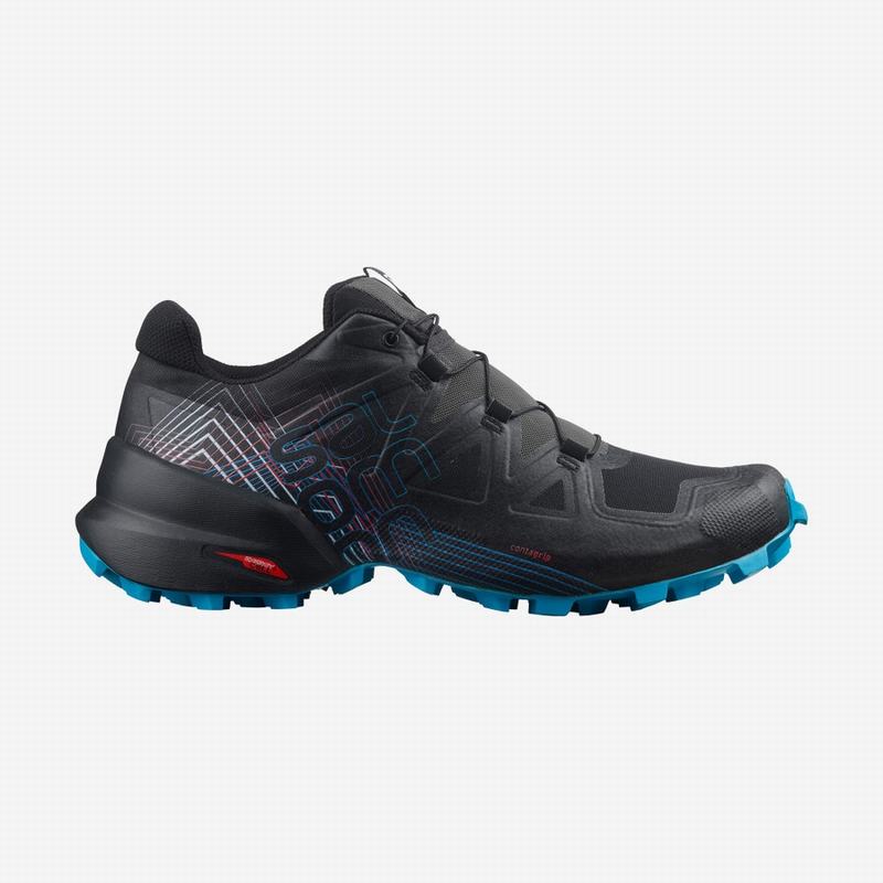 Chaussures De Trail Running Salomon Homme Noir / Rouge - Salomon - France (7524-XWKQN)